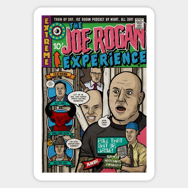 The Joe Rogan Experience (Culture Creep) Sticker by Baddest Shirt Co.